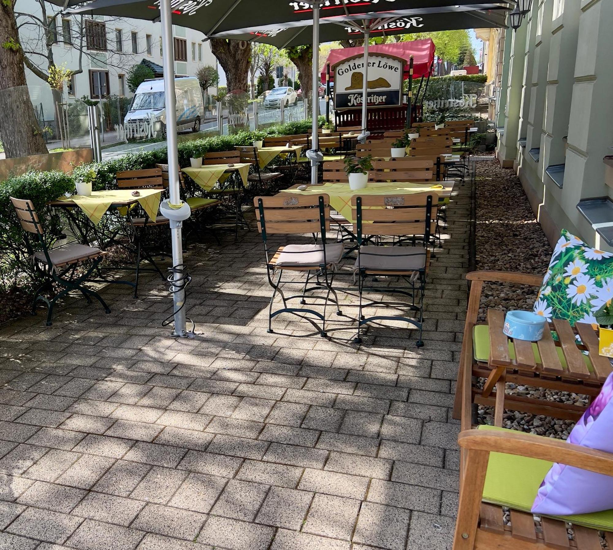 Traditionsgasthaus Goldener Loewe Riesa Restaurant & Pension Exterior foto